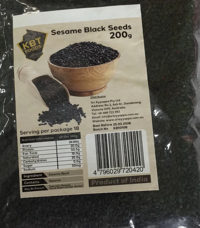 SESAME BLACK SEED